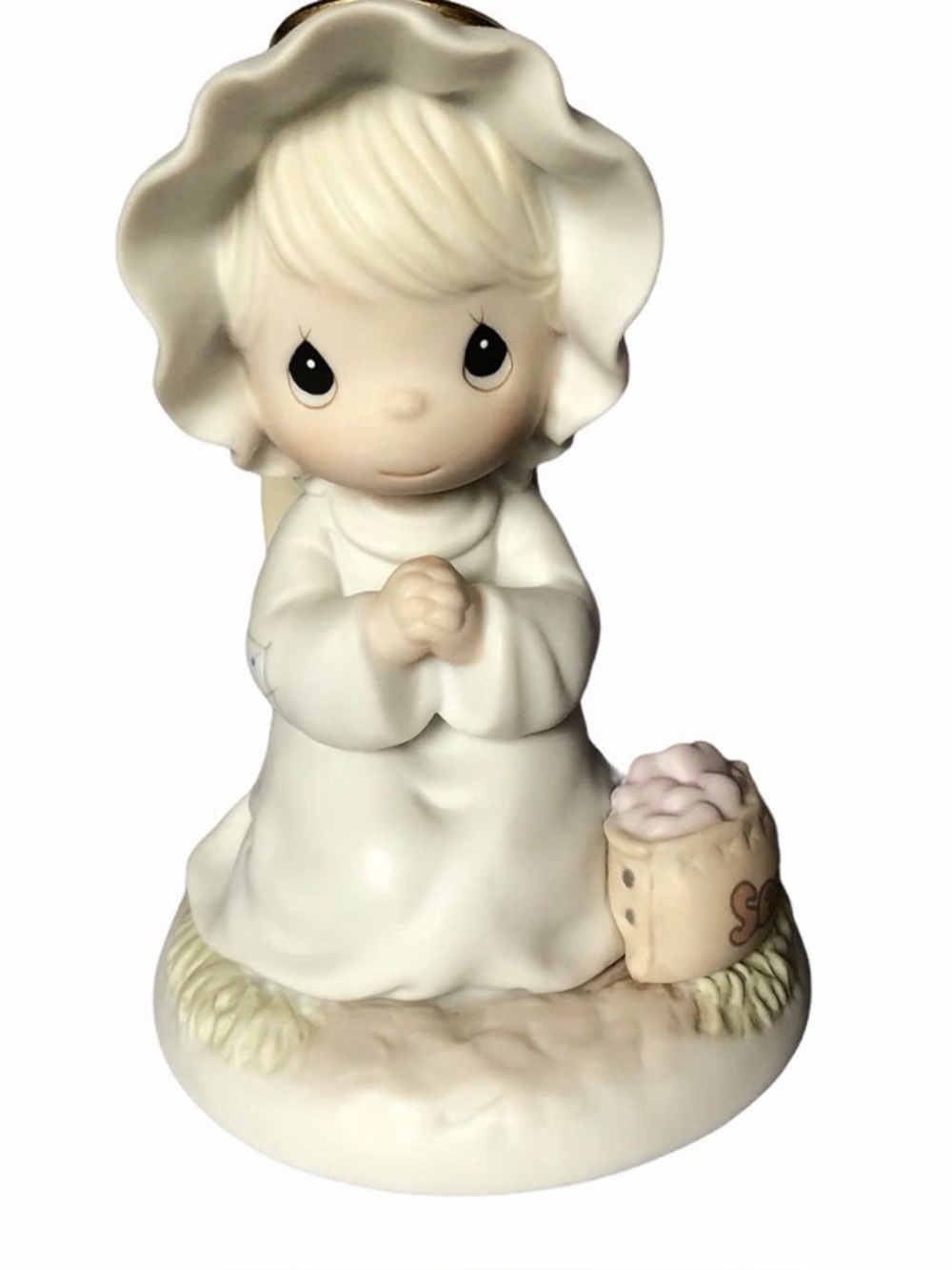 Precious Moments 1995 Sowing Seeds Of Kindness Girl Angel Figurine 163856